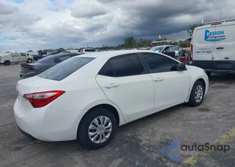 2016 Toyota Corolla L z USA, uszkodzony, nr VIN 2T1BURHE0GC511628